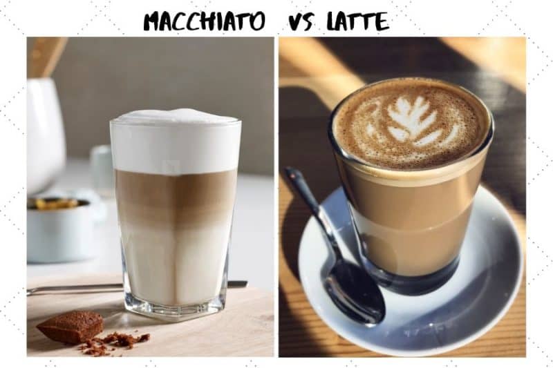 macchiato vs latte